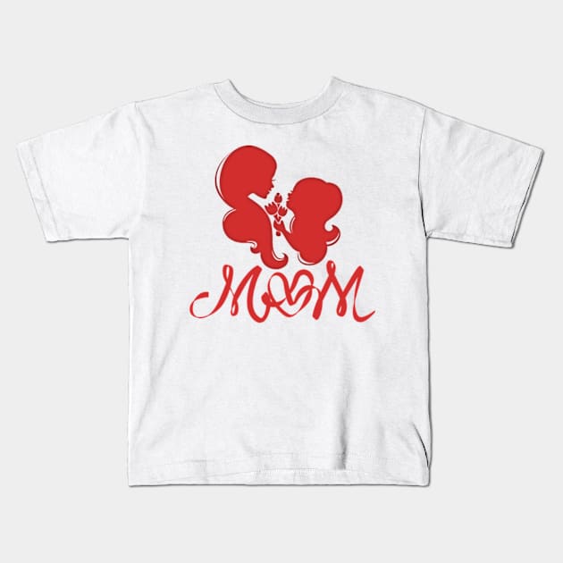 Mothers day Kids T-Shirt by Ayesha